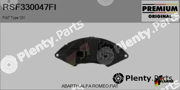 Flamar RSF330047FI — Resistor, interior blower
