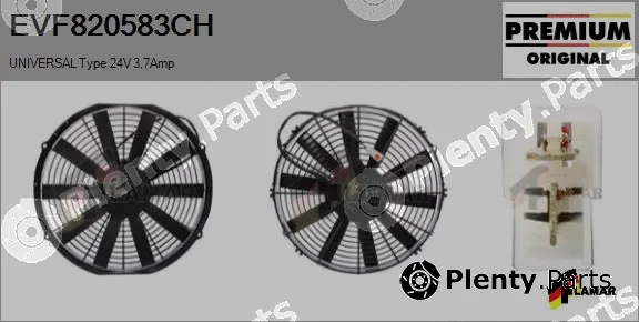 Flamar EVF820583CH — Electric Motor, radiator fan