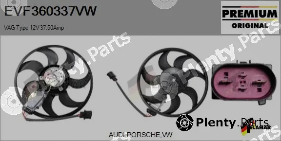 Flamar EVF360337VW — Fan, engine cooling