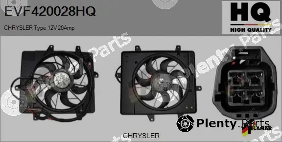 Flamar EVF420028HQ — Electric Motor, radiator fan