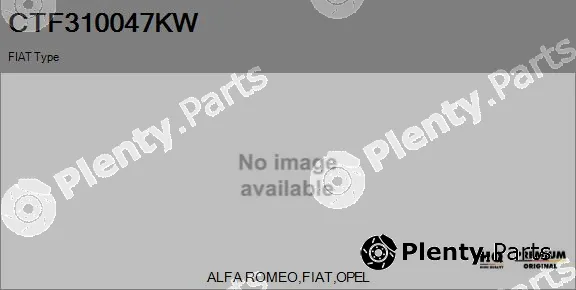 Flamar CTF310047KW — Core assembly, turbocharger