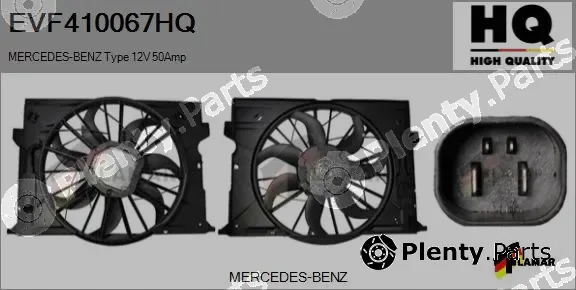Flamar EVF410067HQ — Electric Motor, radiator fan
