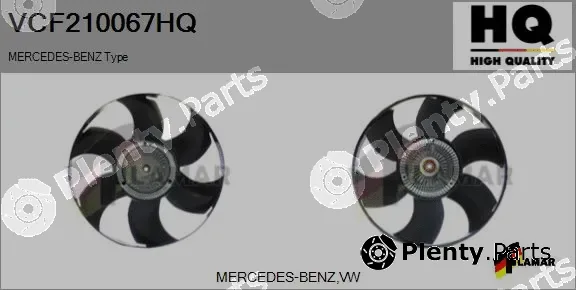 Flamar VCF210067HQ — Clutch, radiator fan