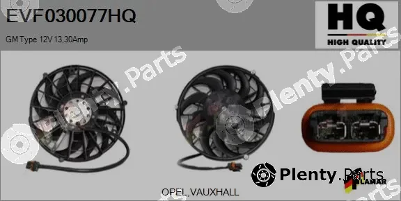 Flamar EVF030077HQ — Electric Motor, radiator fan