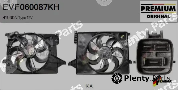 Flamar EVF060087KH — Electric Motor, radiator fan