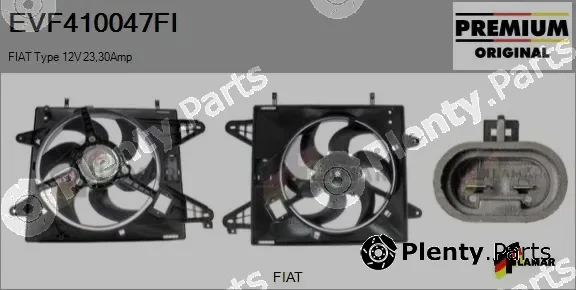 Flamar EVF410047FI — Electric Motor, radiator fan