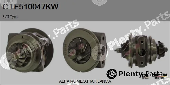 Flamar CTF510047KW — Core assembly, turbocharger