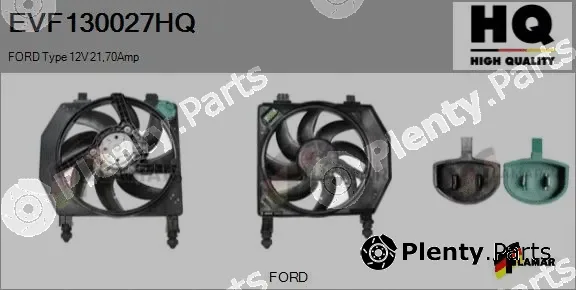 Flamar EVF130027HQ — Electric Motor, radiator fan