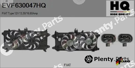Flamar EVF630047HQ — Electric Motor, radiator fan