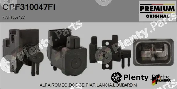 Flamar CPF310047FI — Pressure Converter, exhaust control