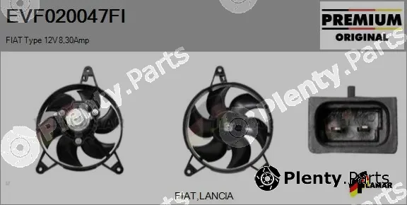 Flamar EVF020047FI — Electric Motor, radiator fan