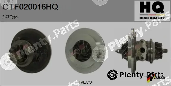 Flamar CTF020016HQ — Core assembly, turbocharger