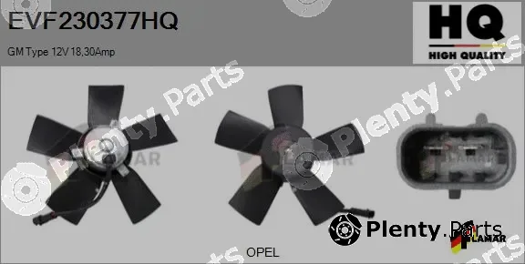Flamar EVF230377HQ — Fan, engine cooling