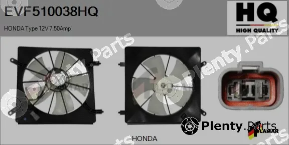 Flamar EVF510038HQ — Electric Motor, radiator fan
