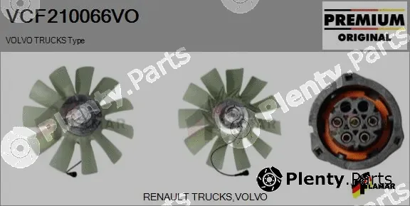 Flamar VCF210066VO — Clutch, radiator fan