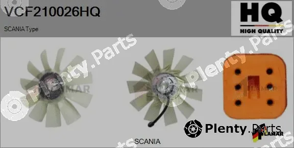 Flamar VCF210026HQ — Clutch, radiator fan
