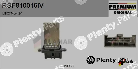 Flamar RSF810016IV — Resistor, interior blower
