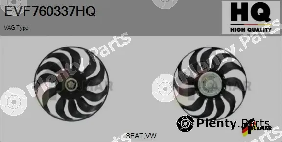 Flamar EVF760337HQ — Fan, engine cooling