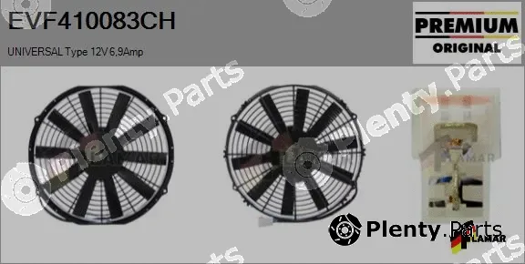 Flamar EVF410083CH — Electric Motor, radiator fan