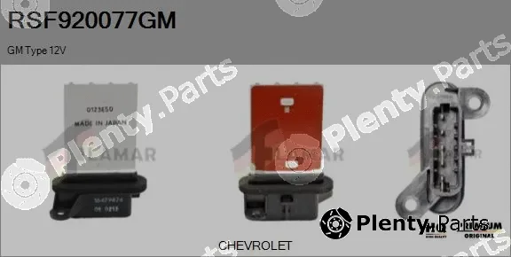 Flamar RSF920077GM — Resistor, interior blower