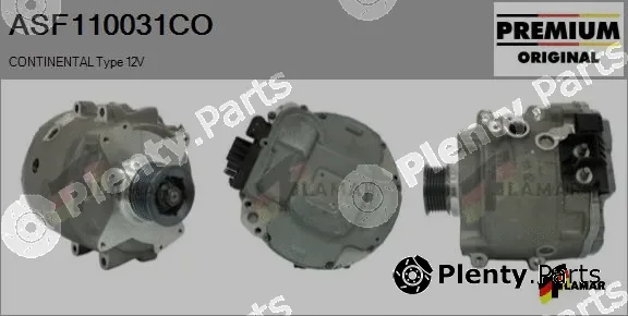 Flamar ASF110031CO — Alternator, starter