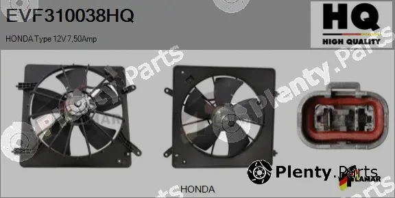 Flamar EVF310038HQ — Electric Motor, radiator fan