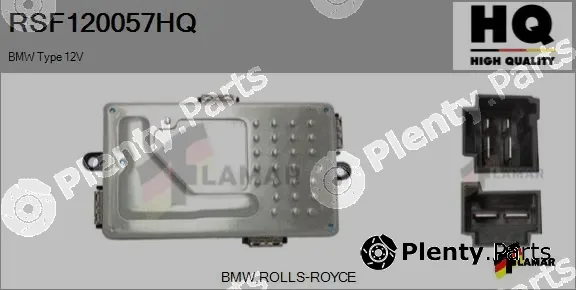 Flamar RSF120057HQ — Resistor, interior blower