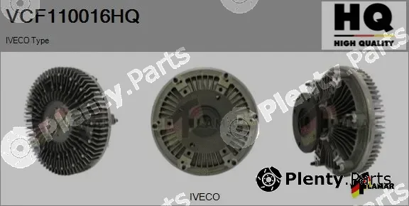 Flamar VCF110016HQ — Clutch, radiator fan