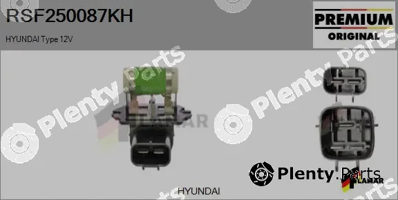 Flamar RSF250087KH — Series resistor, electric motor (radiator fan)