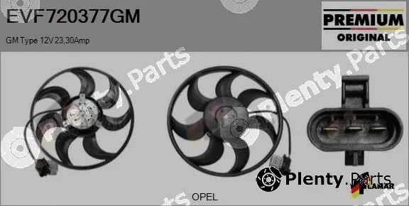 Flamar EVF720377GM — Fan, engine cooling