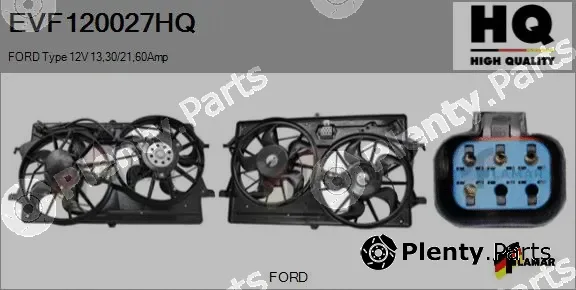 Flamar EVF120027HQ — Electric Motor, radiator fan