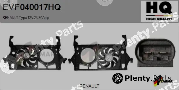 Flamar EVF040017HQ — Electric Motor, radiator fan