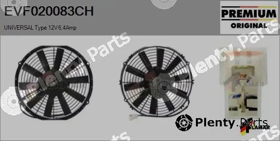 Flamar EVF020083CH — Electric Motor, radiator fan