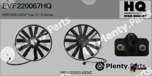 Flamar EVF220067HQ — Electric Motor, radiator fan