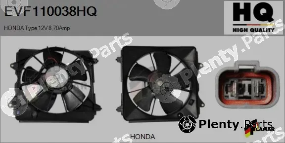 Flamar EVF110038HQ — Electric Motor, radiator fan