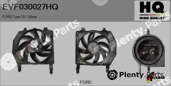 Flamar EVF030027HQ — Electric Motor, radiator fan