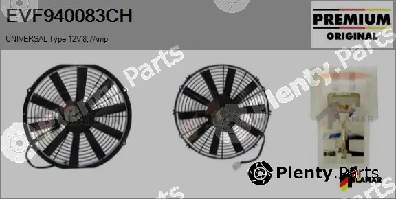 Flamar EVF940083CH — Electric Motor, radiator fan