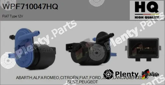 Flamar WPF710047HQ — Washer Fluid Pump, window cleaning