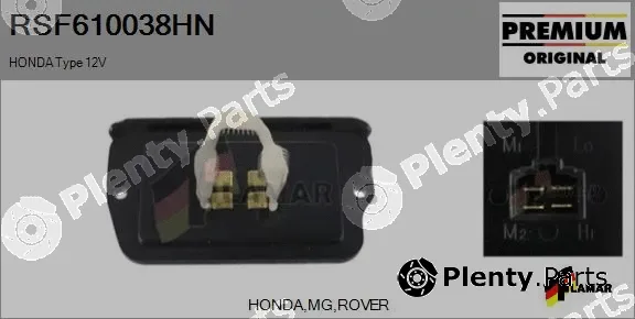 Flamar RSF610038HN — Resistor, interior blower