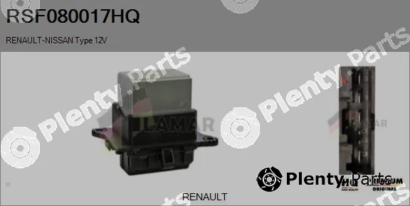 Flamar RSF080017HQ — Resistor, interior blower
