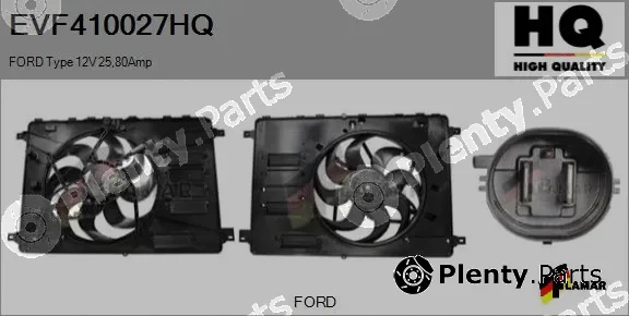 Flamar EVF410027HQ — Electric Motor, radiator fan