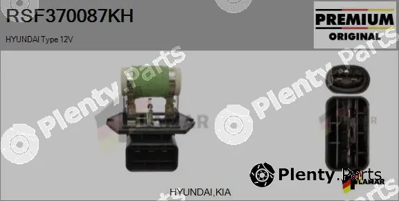 Flamar RSF370087KH — Series resistor, electric motor (radiator fan)