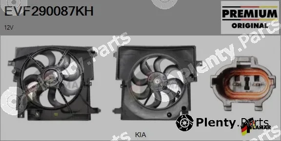 Flamar EVF290087KH — Electric Motor, radiator fan