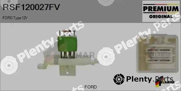 Flamar RSF120027FV — Resistor, interior blower
