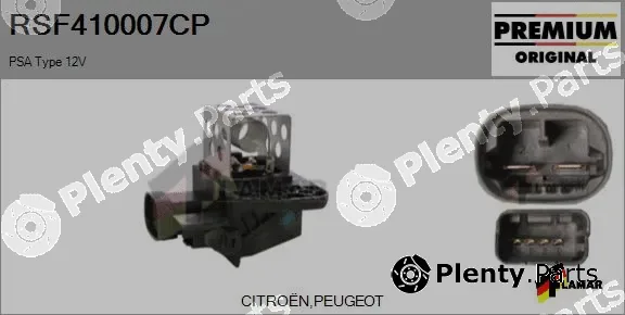 Flamar RSF410007CP — Series resistor, electric motor (radiator fan)