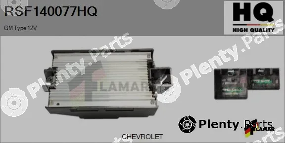 Flamar RSF140077HQ — Resistor, interior blower