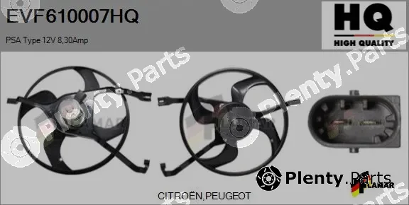 Flamar EVF610007HQ — Electric Motor, radiator fan
