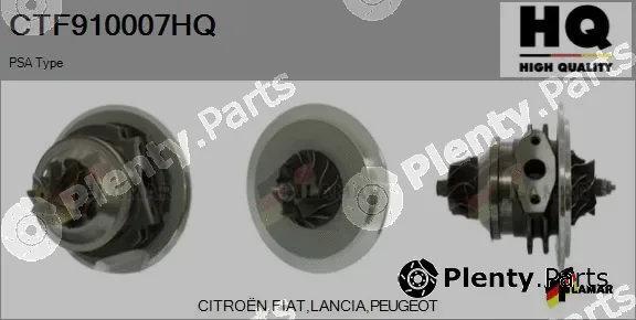 Flamar CTF910007HQ — Core assembly, turbocharger