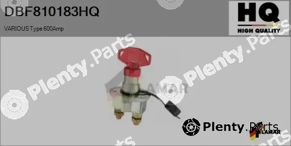 Flamar DBF810183HQ — Main Switch, battery