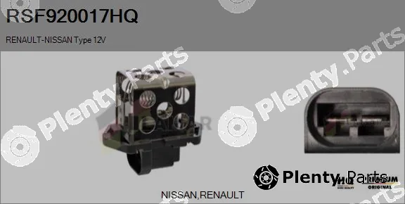Flamar RSF920017HQ — Series resistor, electric motor (radiator fan)